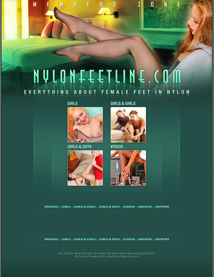 Nylon Feet Line members area preview 1