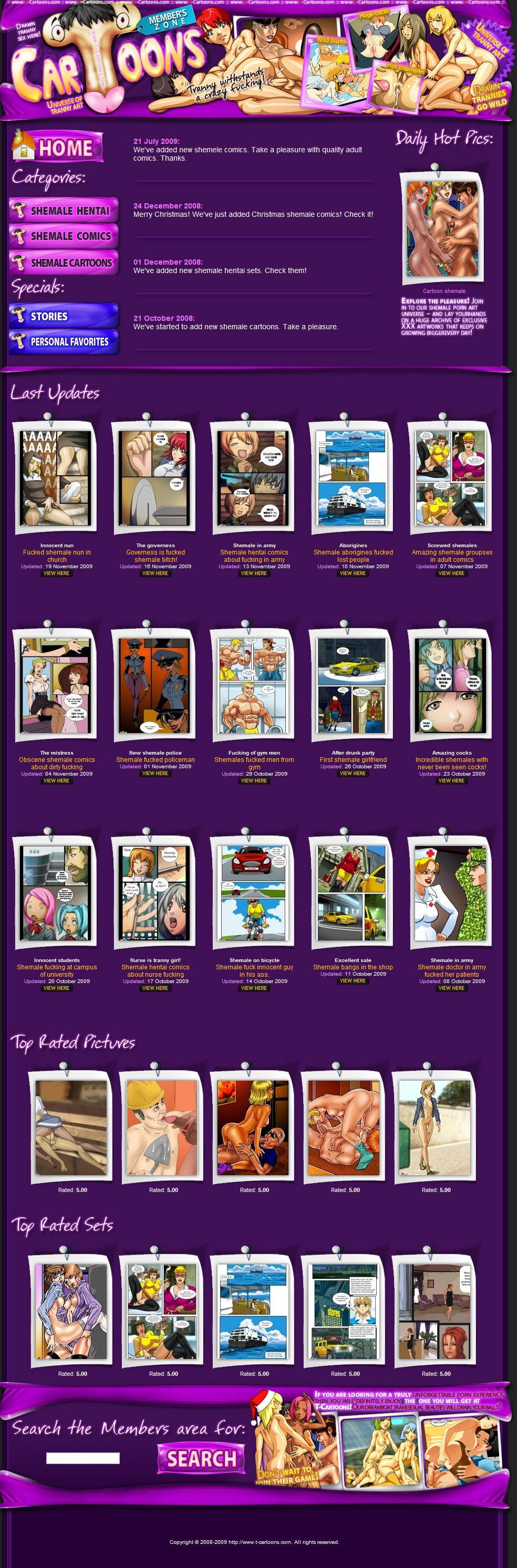 T Cartoons members area preview 1