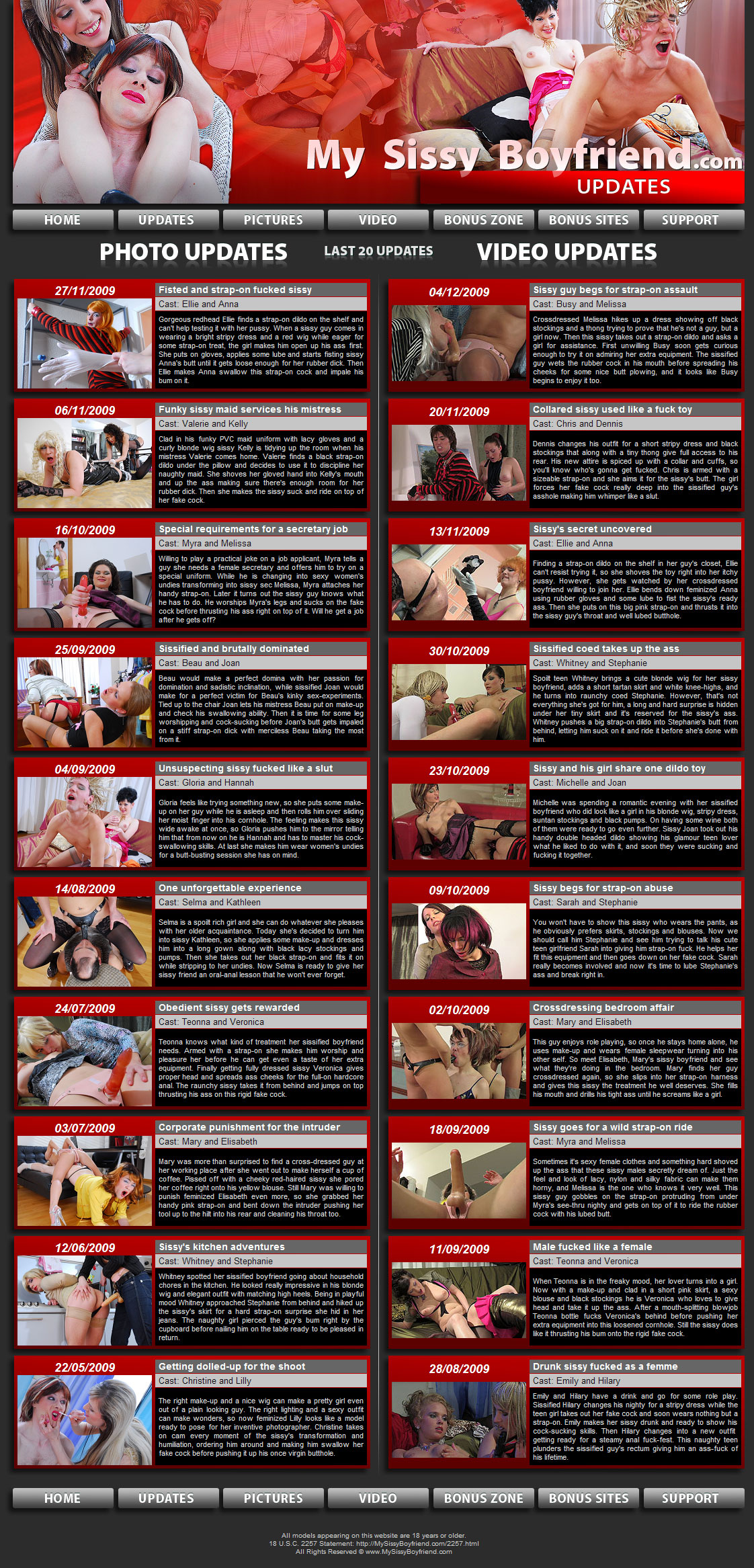 My Sissy Boyfriend members area preview 2