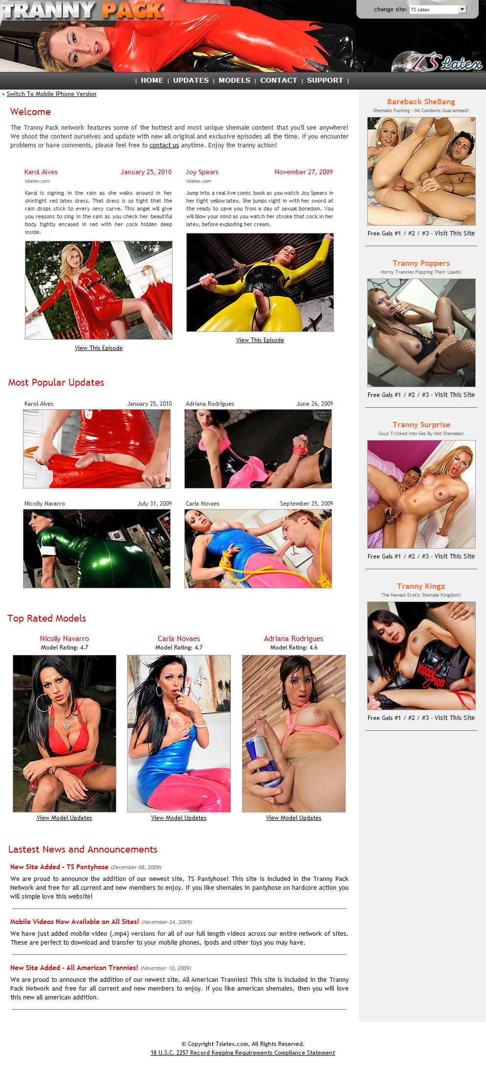 TS Latex members area preview 1