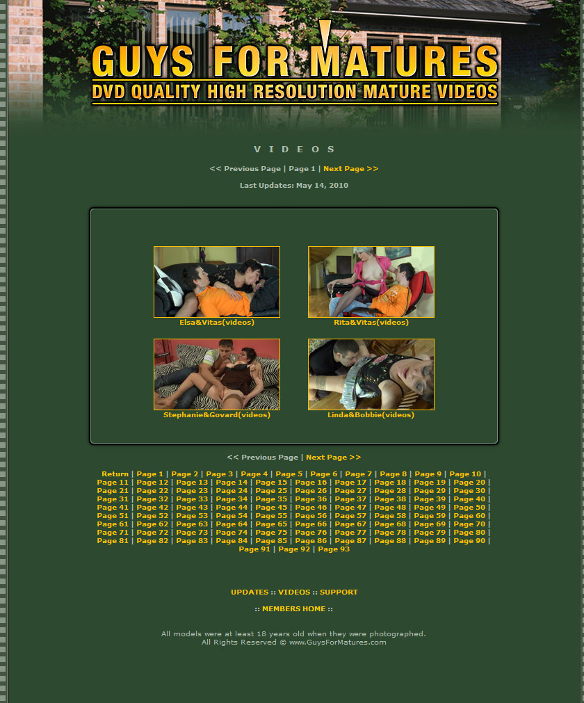 Guys For Matures members area preview 2