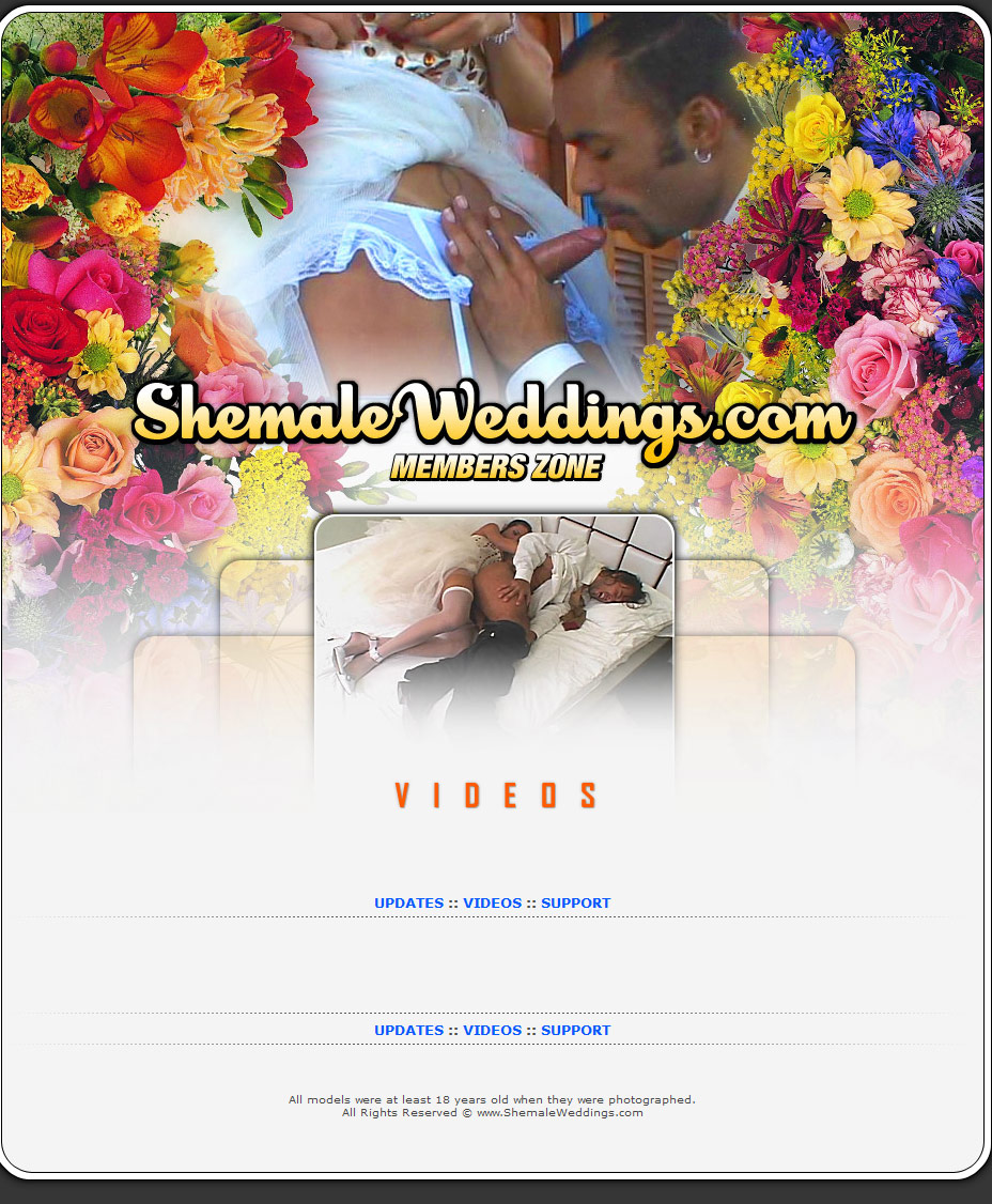 Shemale Weddings members area preview 1