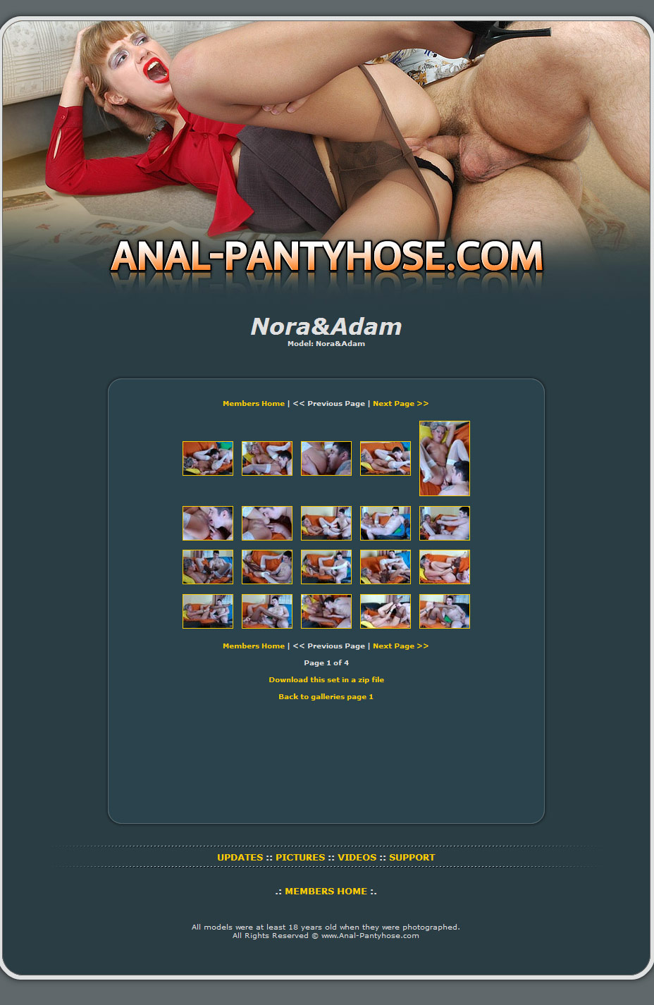 Anal Pantyhose members area preview 2
