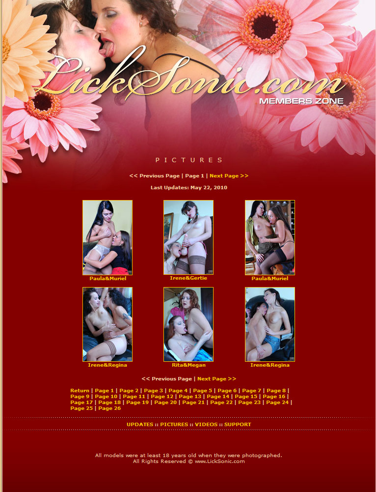 Lick Sonic members area preview 2