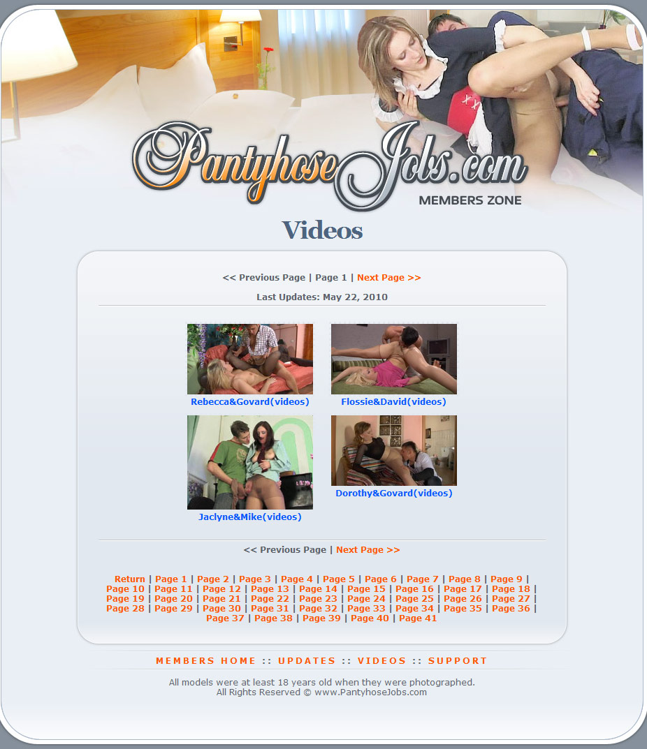 Pantyhose Jobs members area preview 2