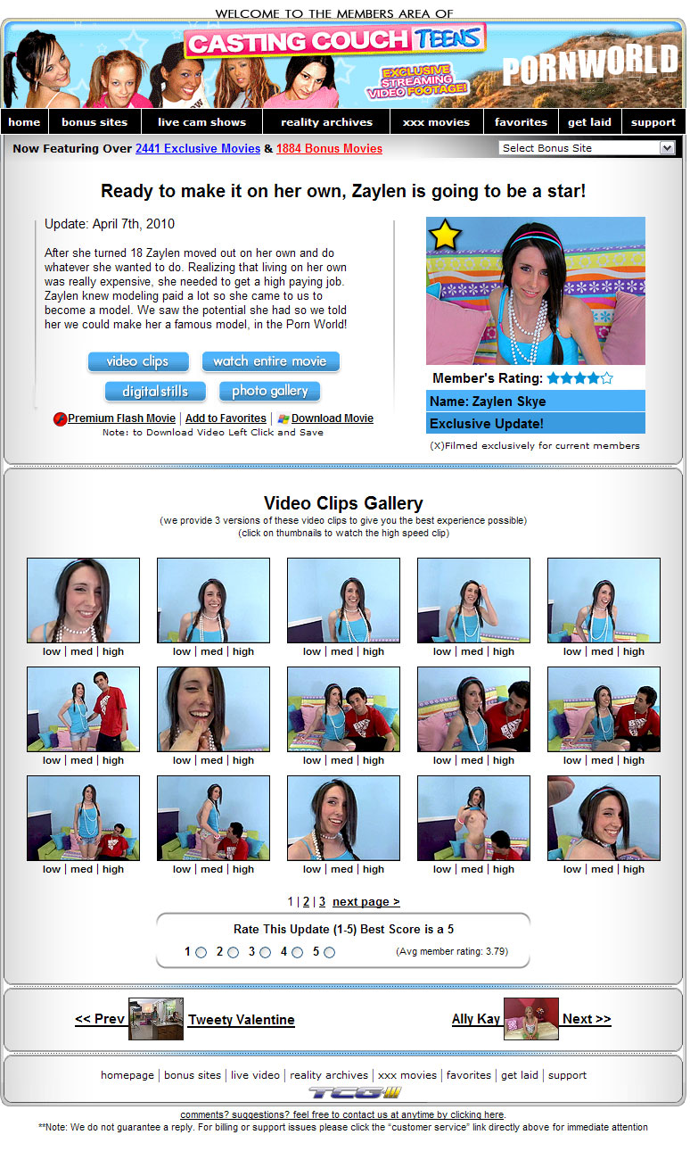 Casting Couch Teens members area preview 2