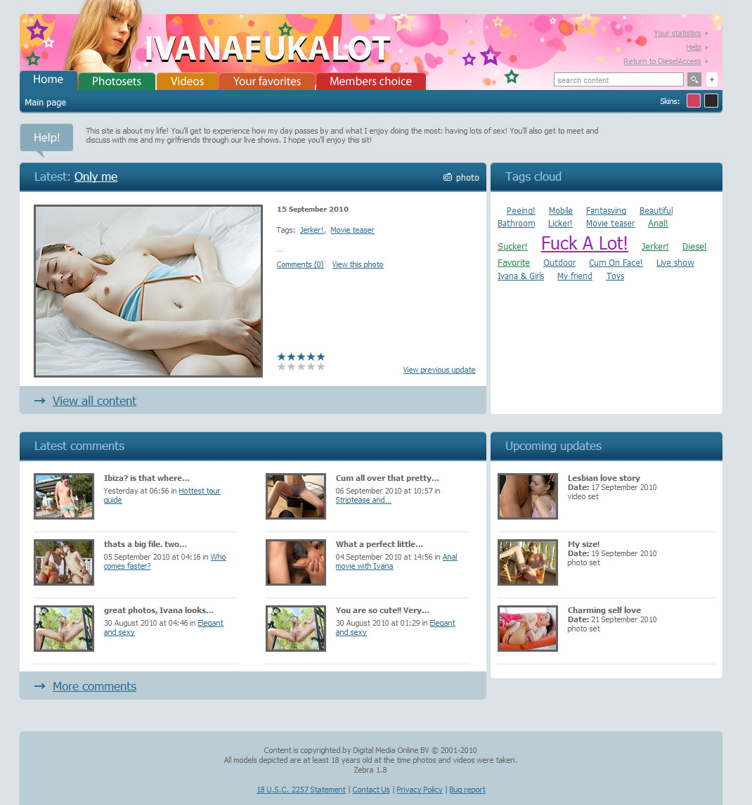 Ivana Fukalot members area preview 1