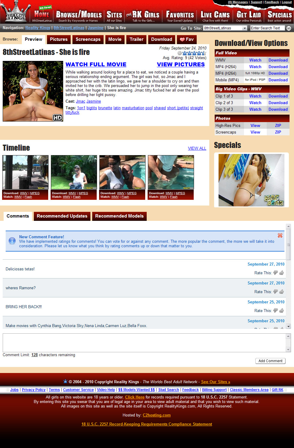 8th Street Latinas members area preview 2