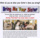 Bring Me Your Sister
