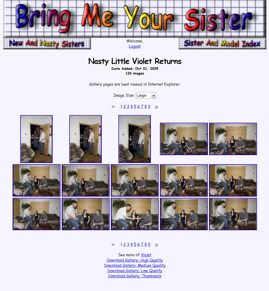 Bring Me Your Sister members area preview 2