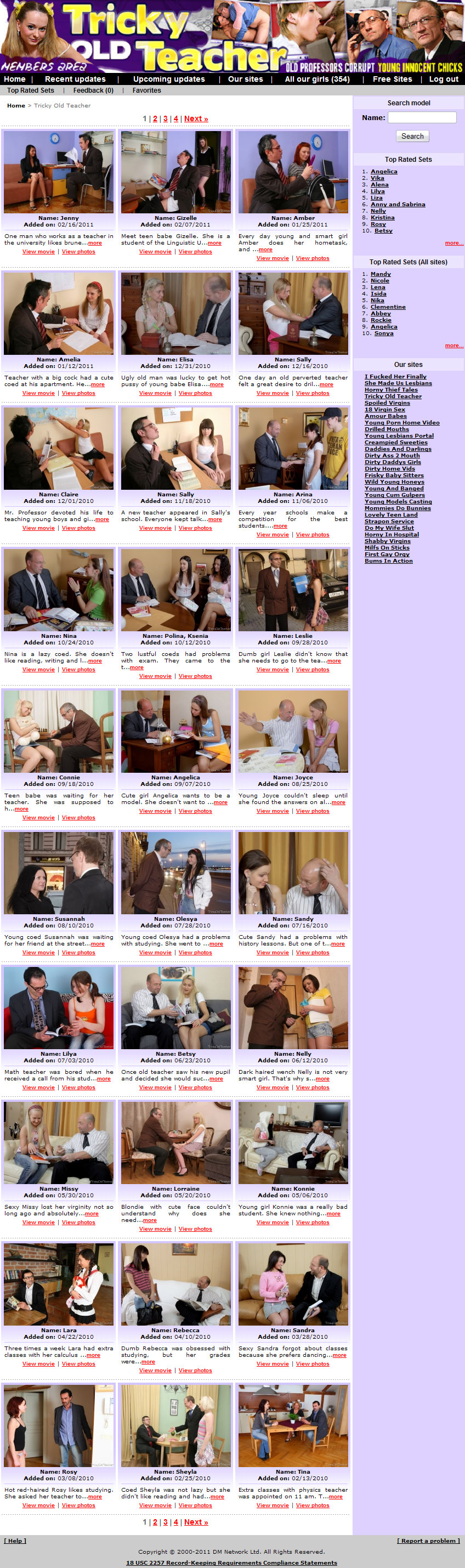 Tricky Old Teacher members area preview 1