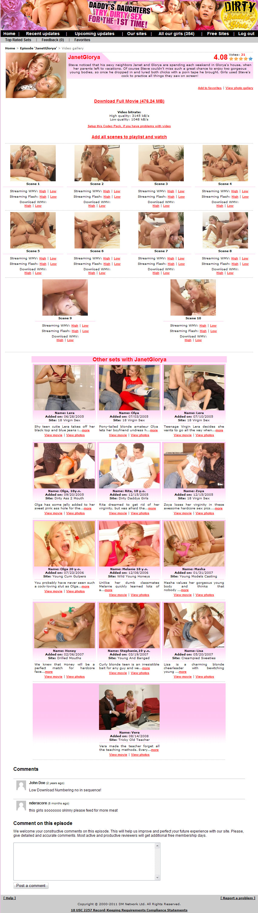 Dirty Daddys Girls members area preview 2