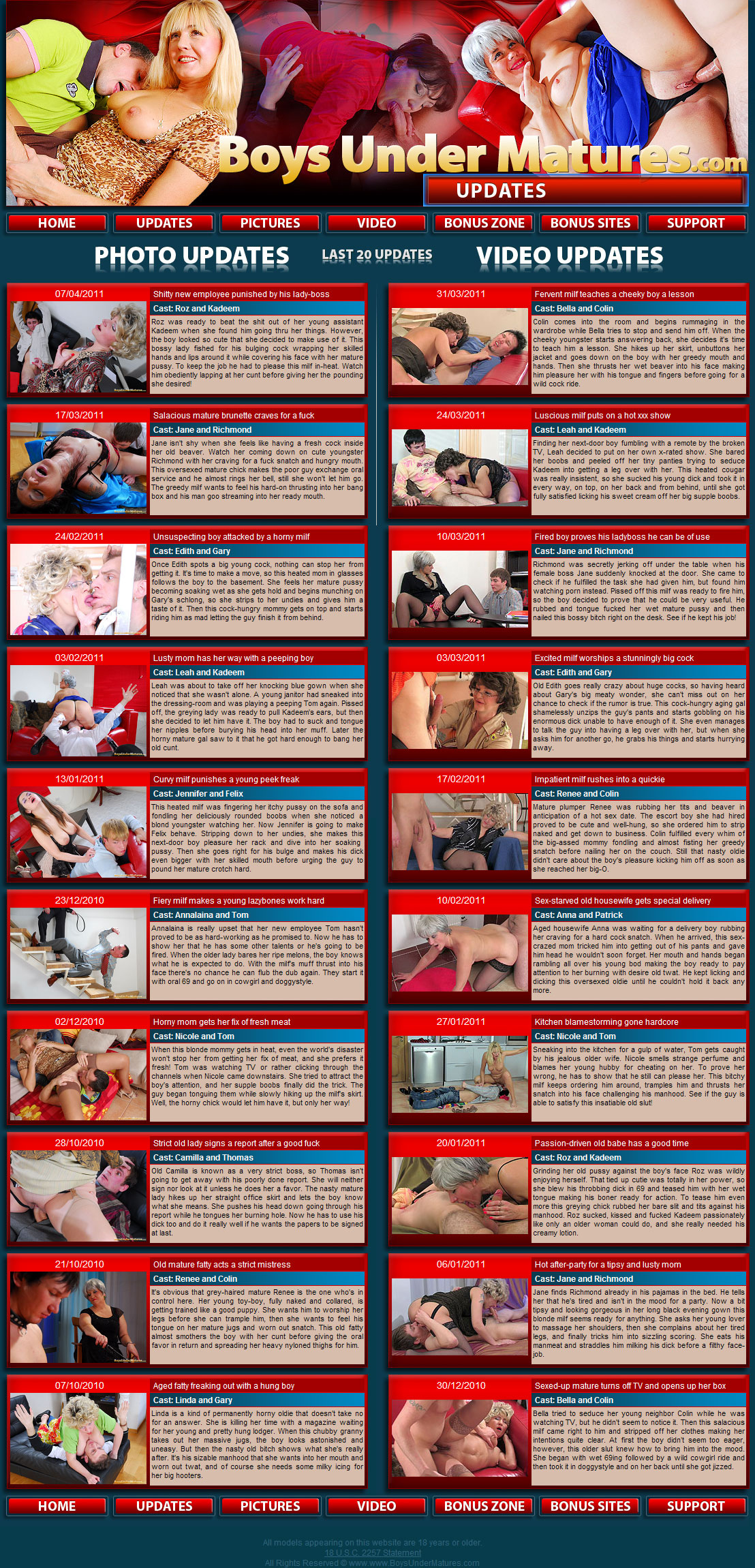 Boys Under Matures members area preview 1