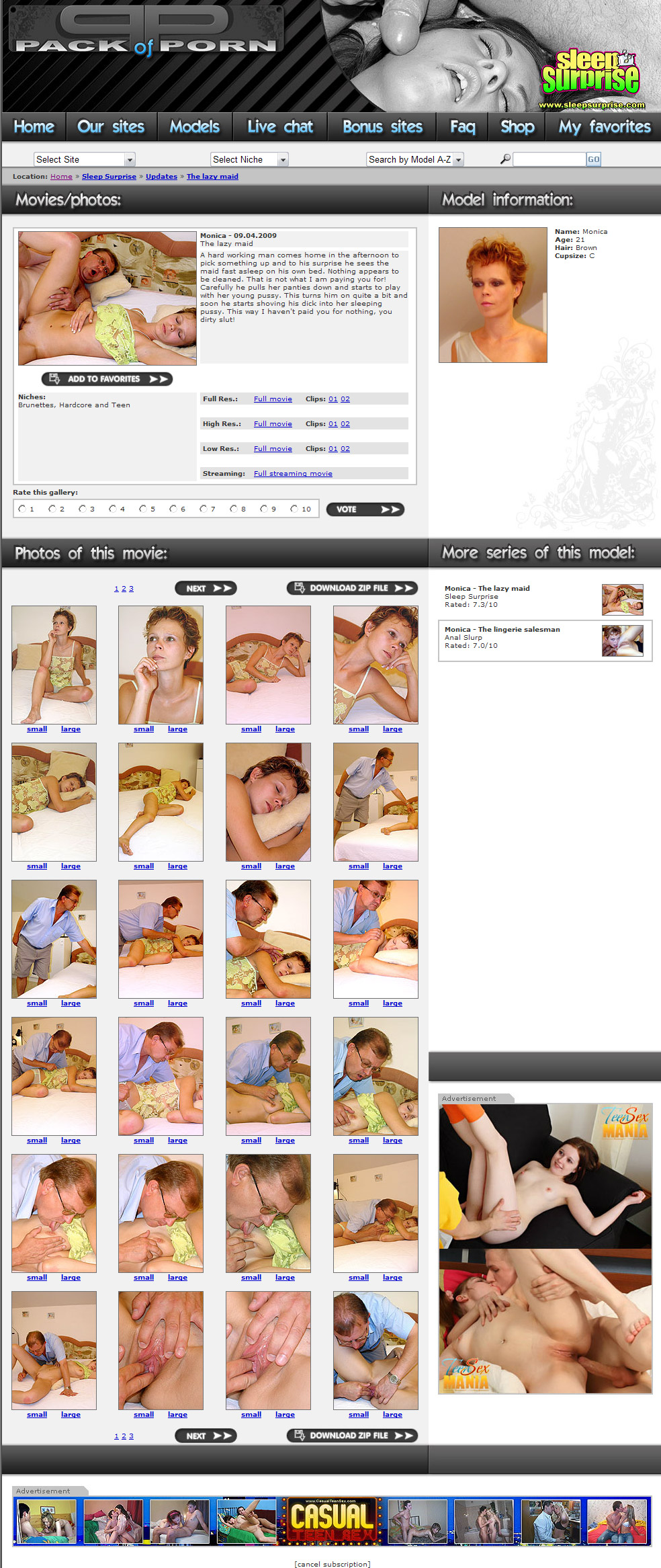 Sleep Surprise members area preview 2