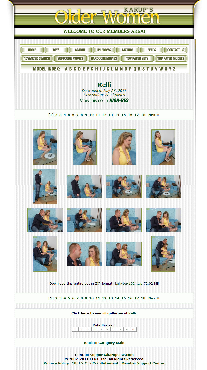 Karups Older Women members area preview 2