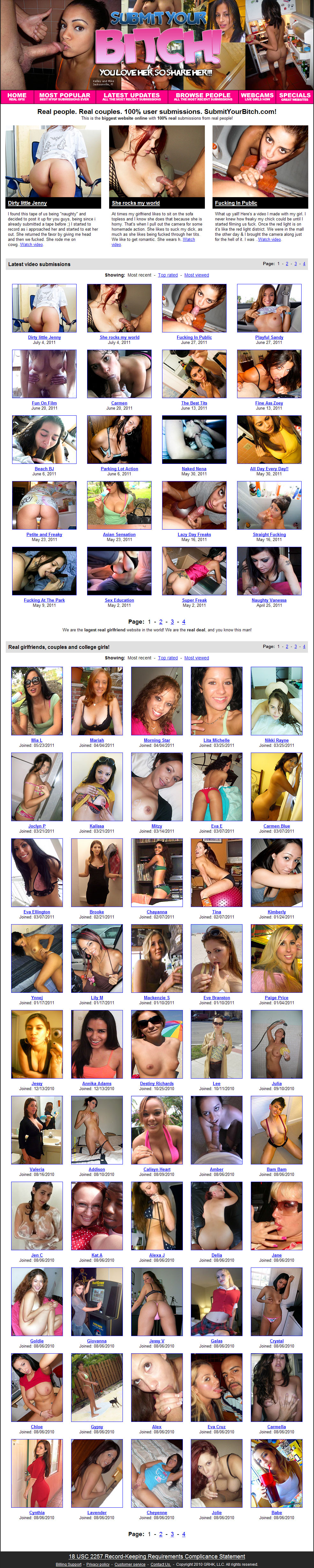 Submit Your Bitch members area preview 1