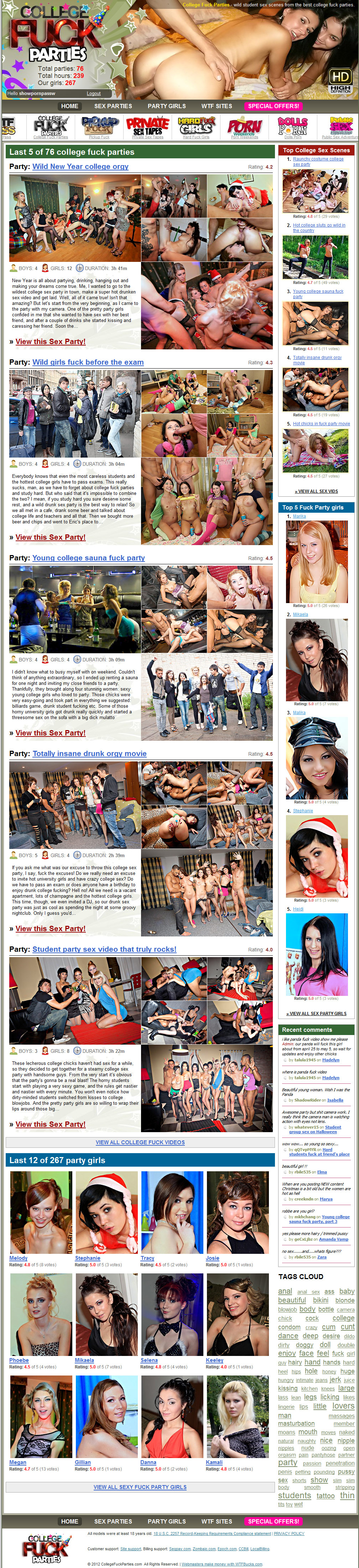 College Fuck Parties members area preview 1