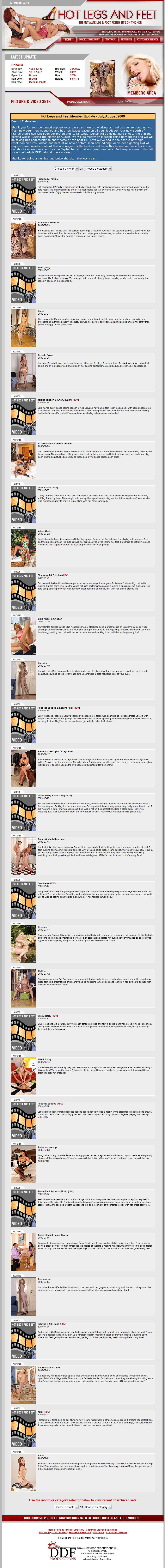 Hot Legs and Feet members area preview 1