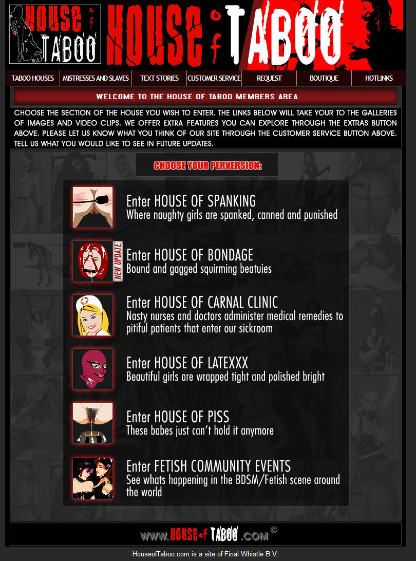 House Of Taboo members area preview 1